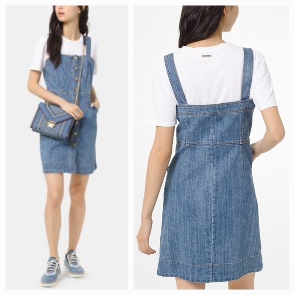 Michael Kors Dresses & Skirts - Michael Kors Button-Down Denim Mini Dress